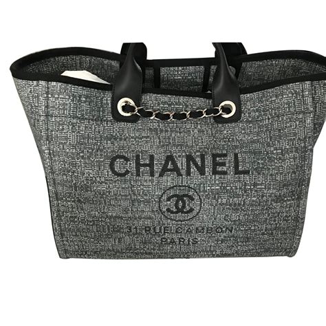 small deauville chanel|chanel deauville tote large size.